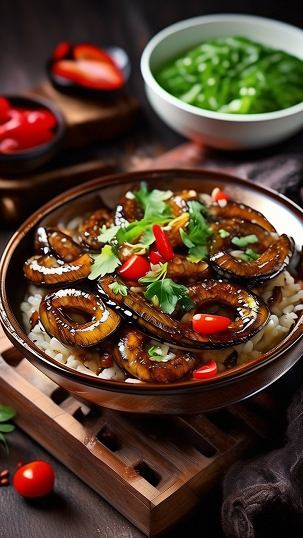 特色美食大江风鳝饭